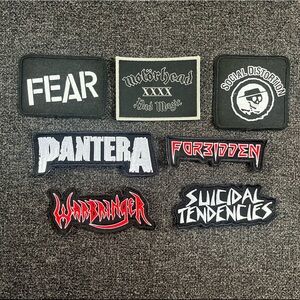 •Bands Sew-On Patch Lot of 7 NWOT•